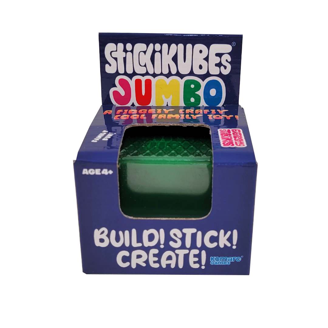 single green jumbo stickikubes box