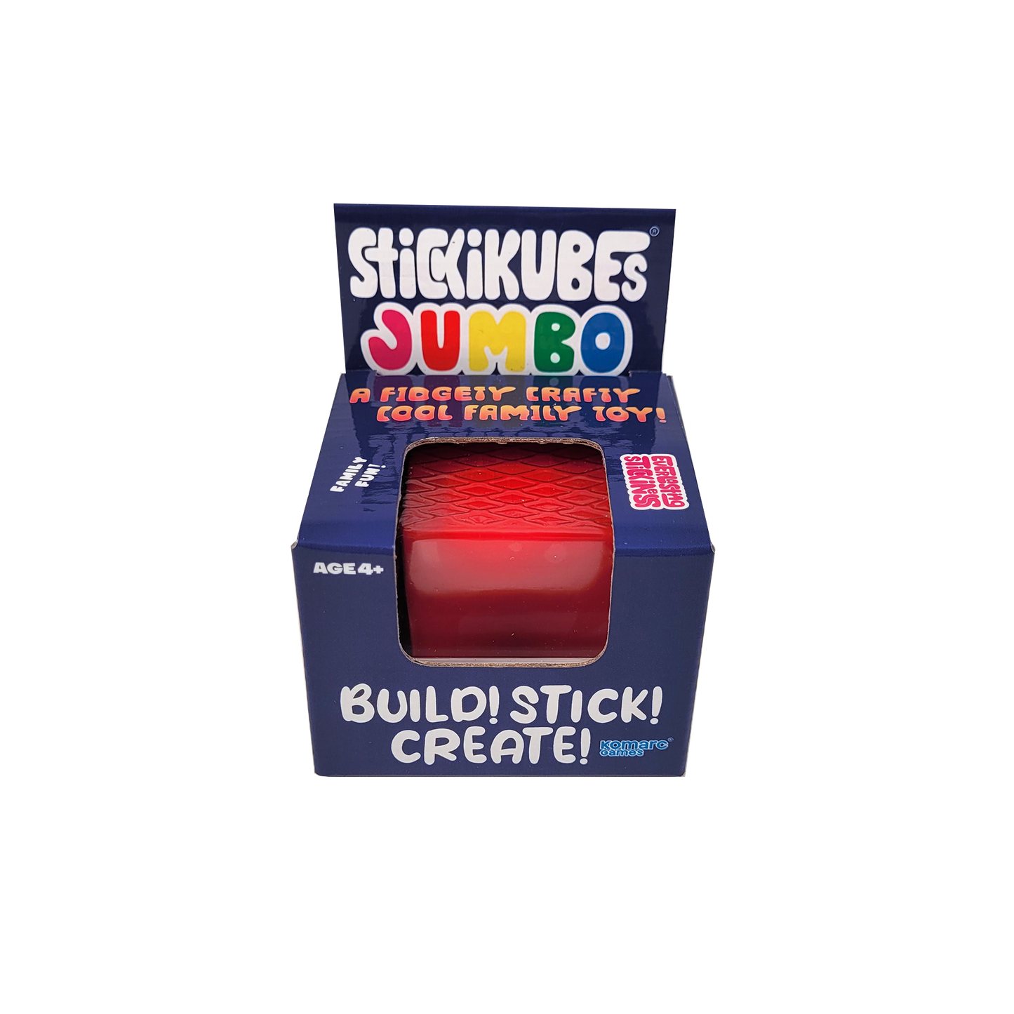 single red jumbo stickikubes box