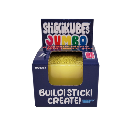 single yellow jumbo stickikubes box