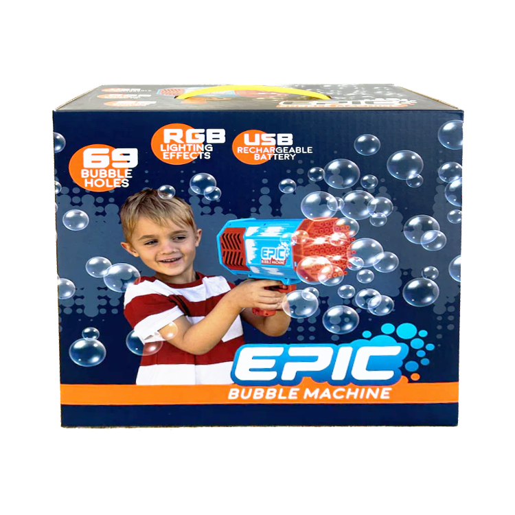 epic bubble machine box