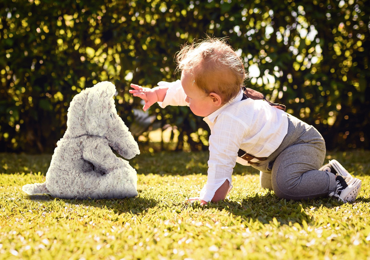 child with warm pals