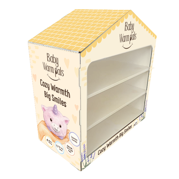 Cardboard packaging for 'Baby Warm Pals' 