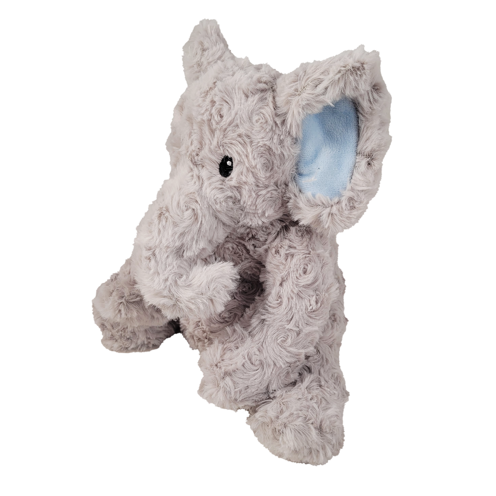 elephant plush 1/4 view
