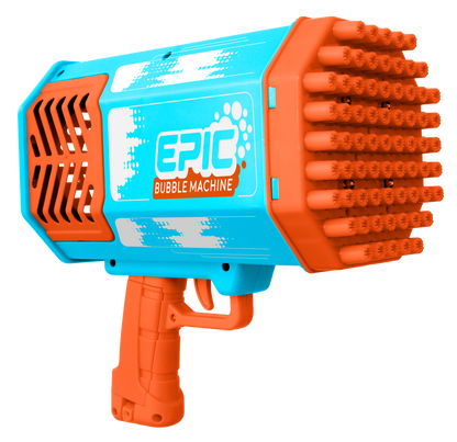 Epic bubble machine on a white background