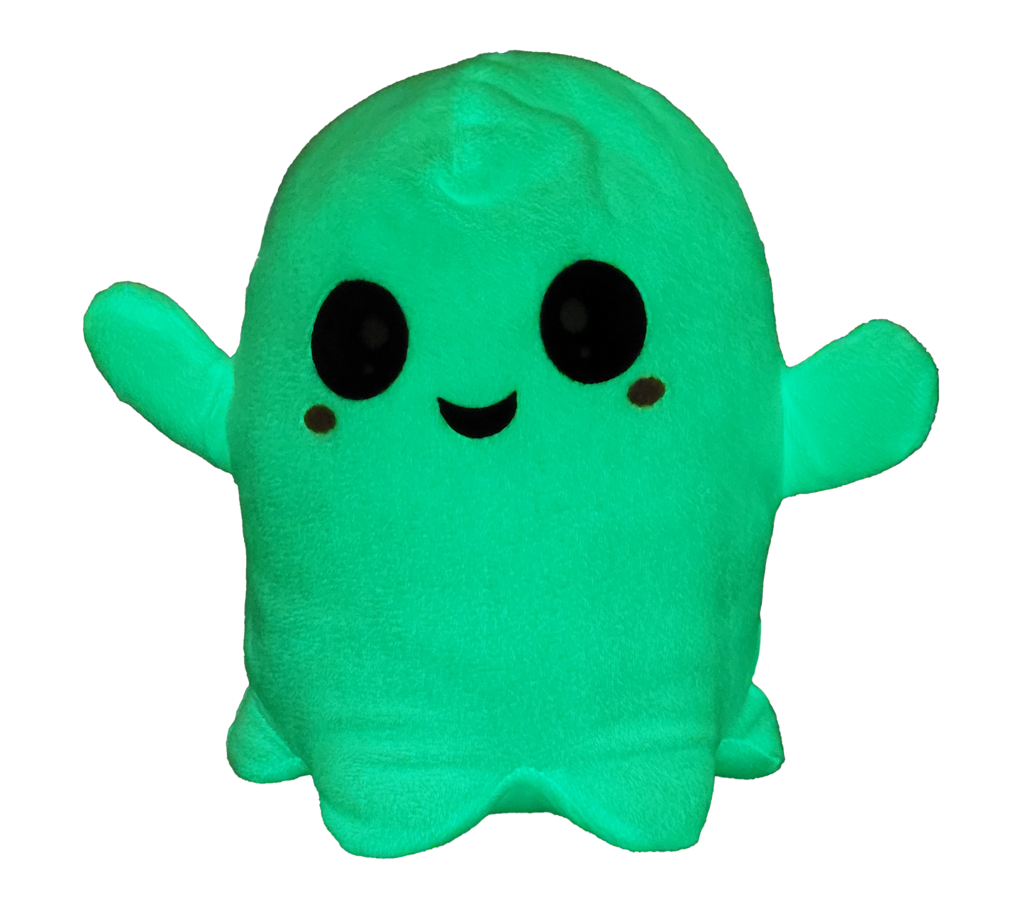 ghost plush front glow in the dark