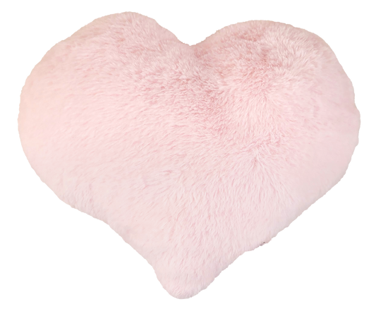 pink plush heart