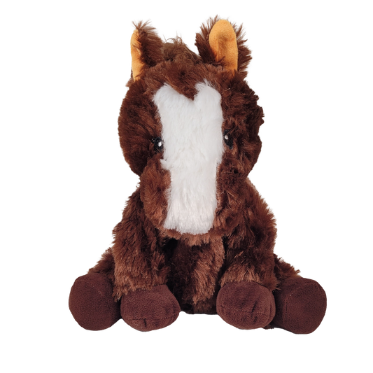 horse plush front