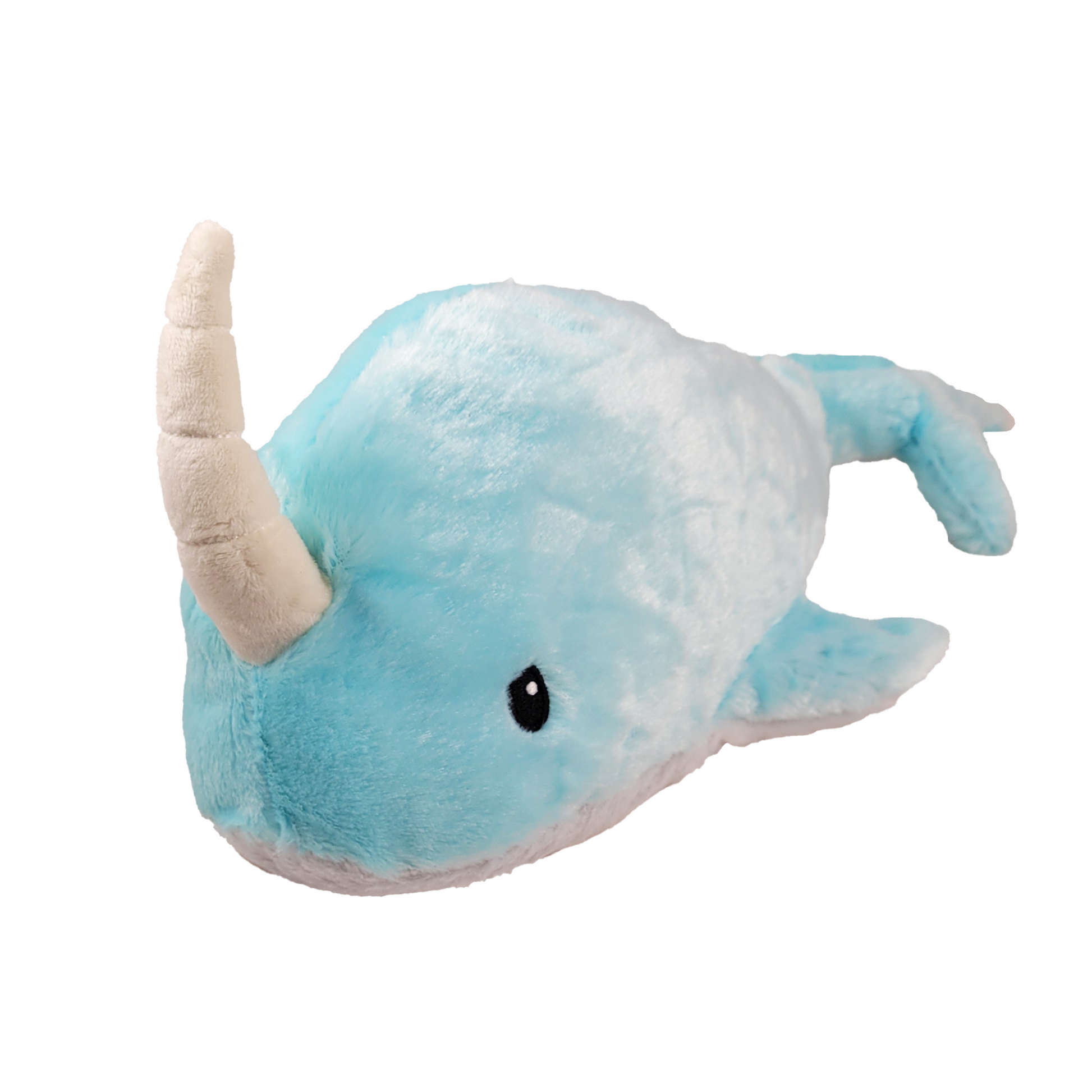 narwhal plush 1/4 view