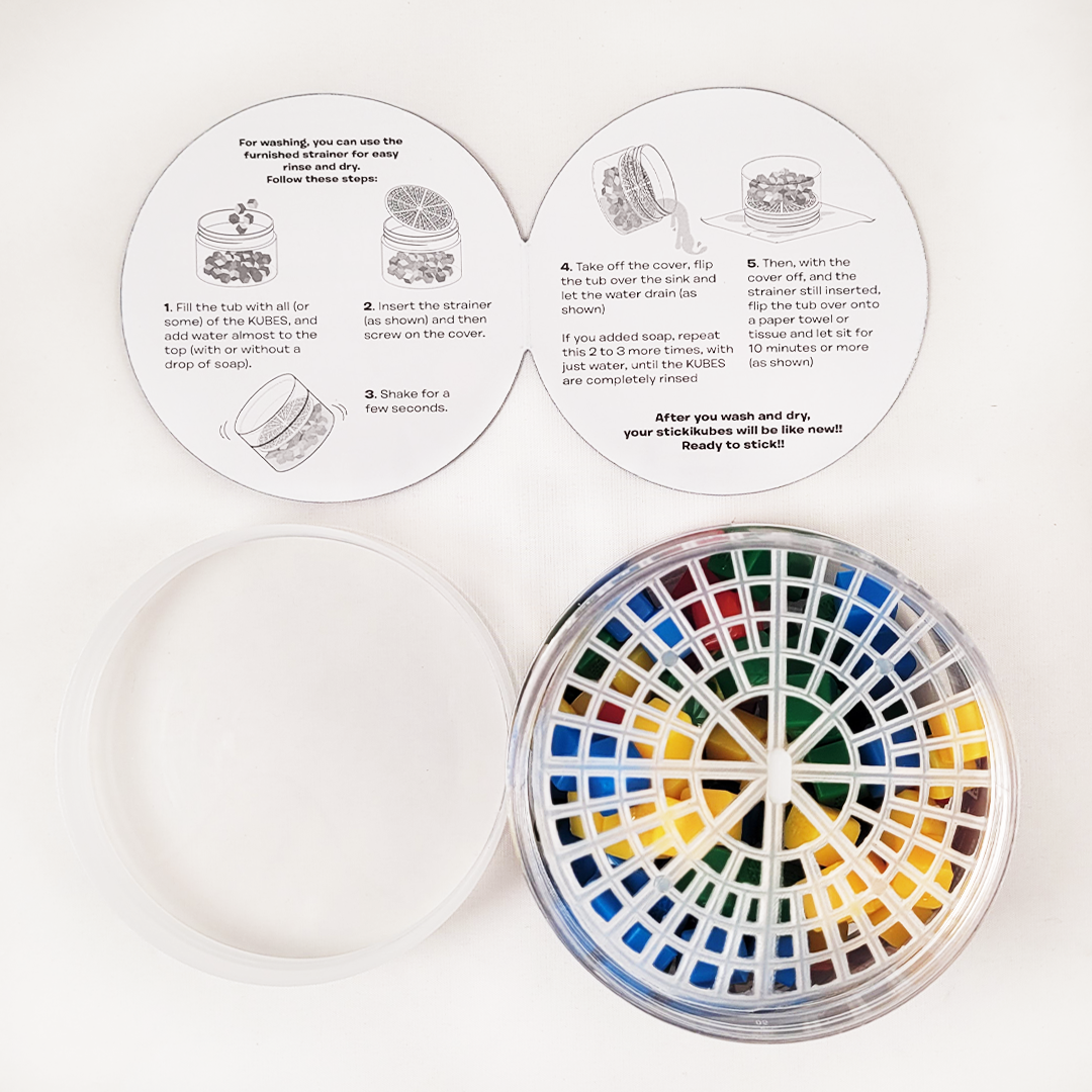 stickikubes bucket and instructions