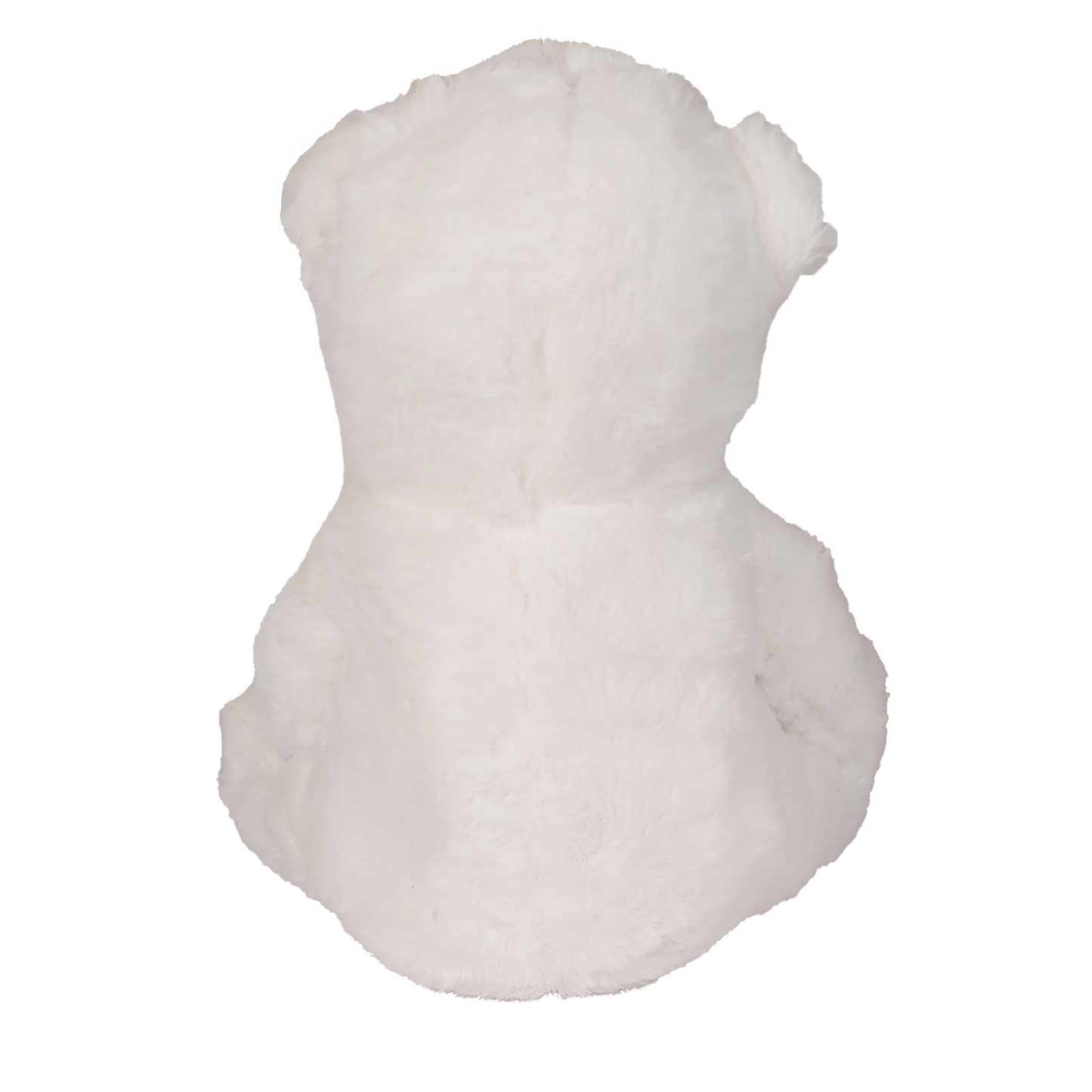 polar bear plush back