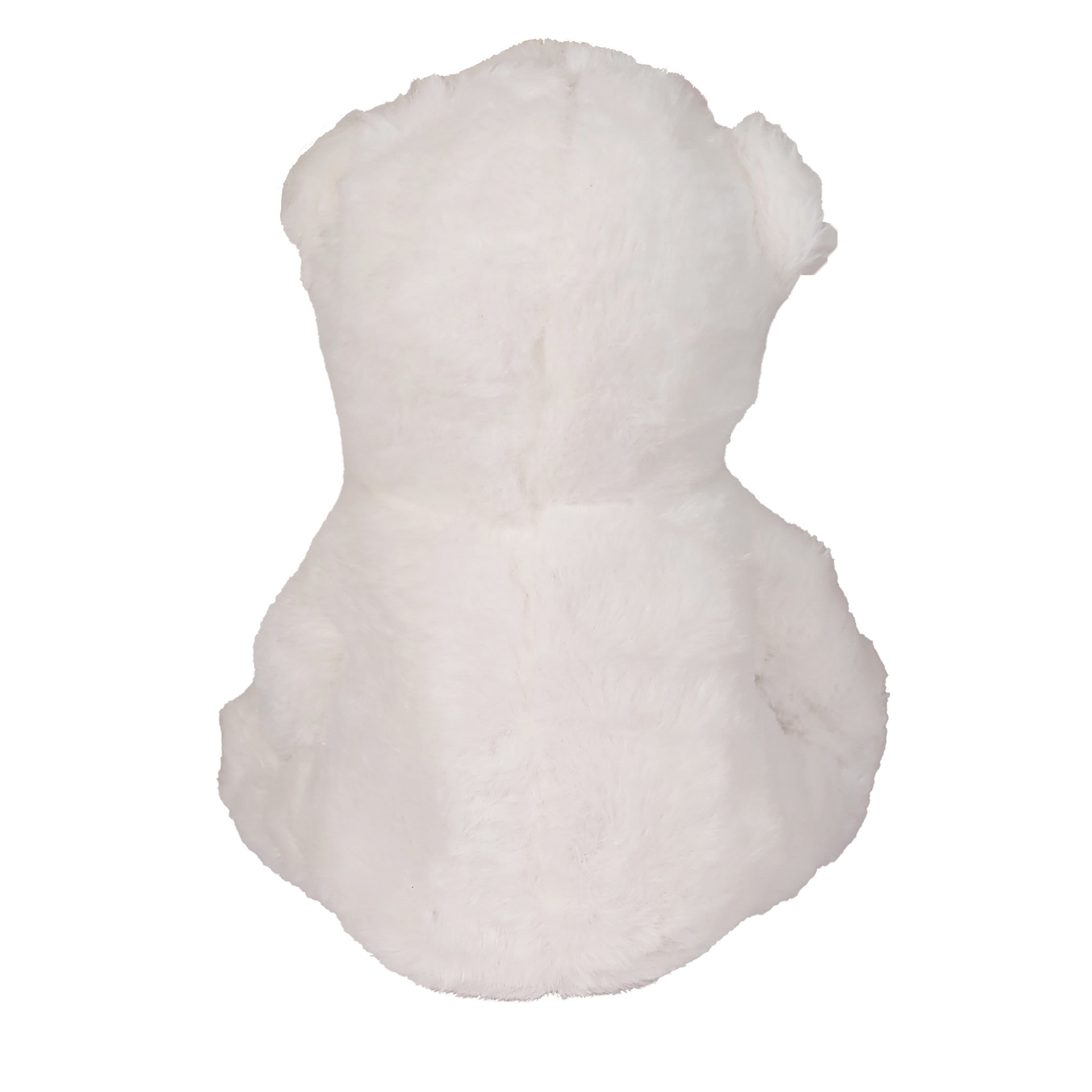 polar bear plush back