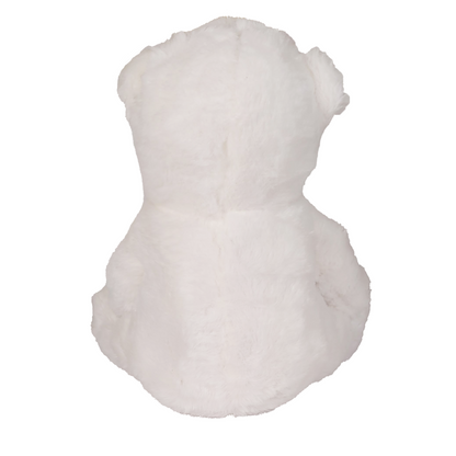 polar bear plush back