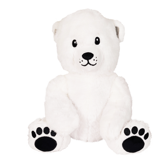polar bear plush front