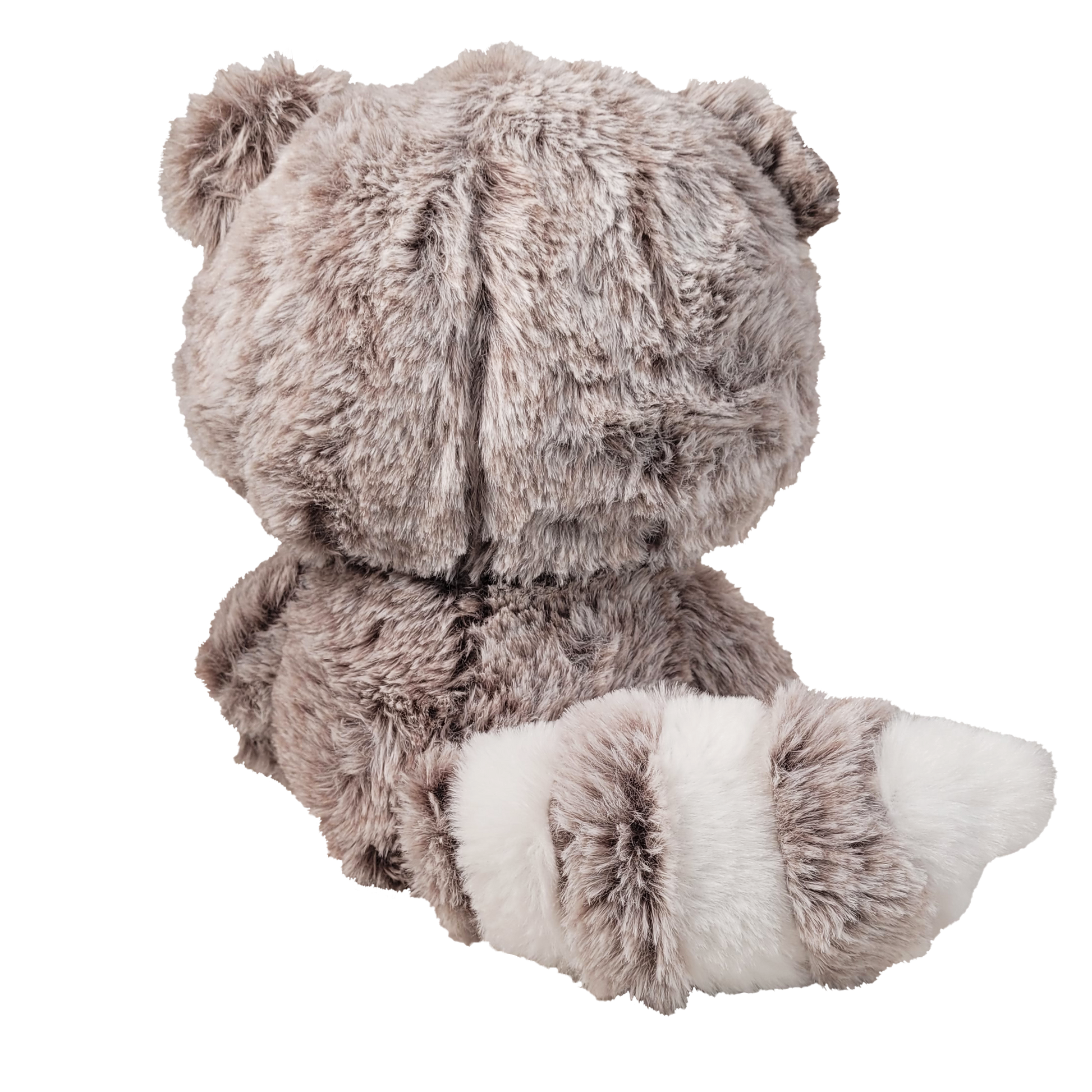 raccoon plush back
