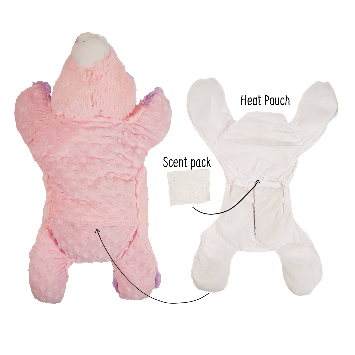 unicorn heart pouch and scent pack