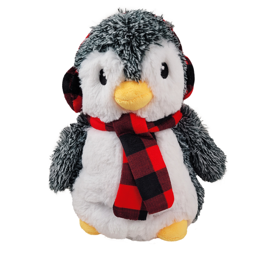 winter penguin plush front